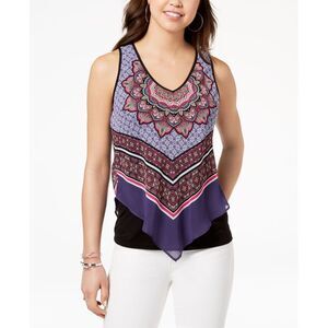 Bcx Juniors Scarf Print Tank Top